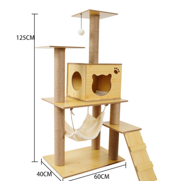 Cat Crawl Nest Scratching Board Tree Supplies Pet Toy Space Capsule - Image 2