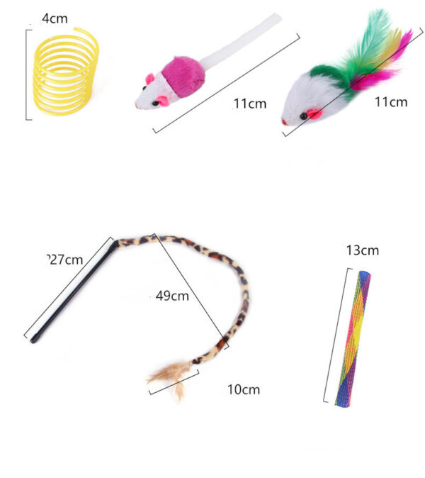 Cat Toy Set Funny Cat Assembled Toys Cat Tunnel Cat Tunnel Pet Supplies - Image 7