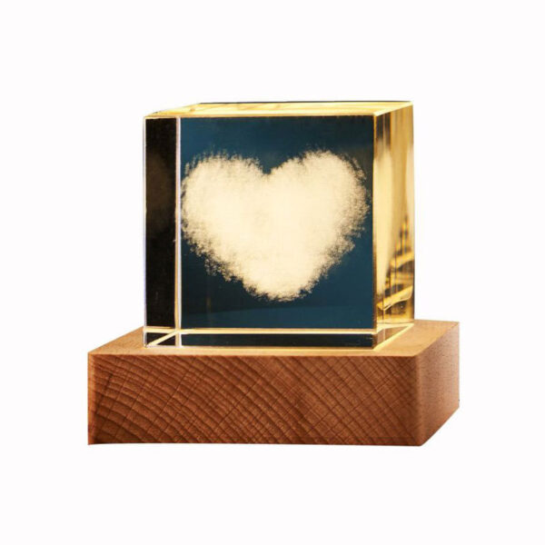 3D Transparent Crystal Cube Desktop Decoration Small Night Lamp Bedroom Home Decor For Kids Party Children Birthday Gifts - Image 9