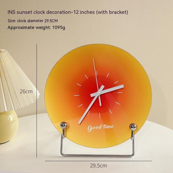 Light Luxury Desk Clock Table Living Room - Image 9