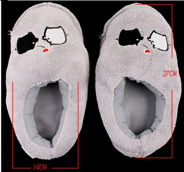 Practical Safe and Reliable Plush USB Foot Warmer Shoes Soft Electric Heating Slipper - Image 4