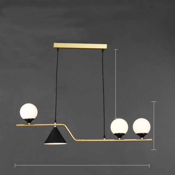 Nordic Dining Table Lamp Three Head Hall - Image 5