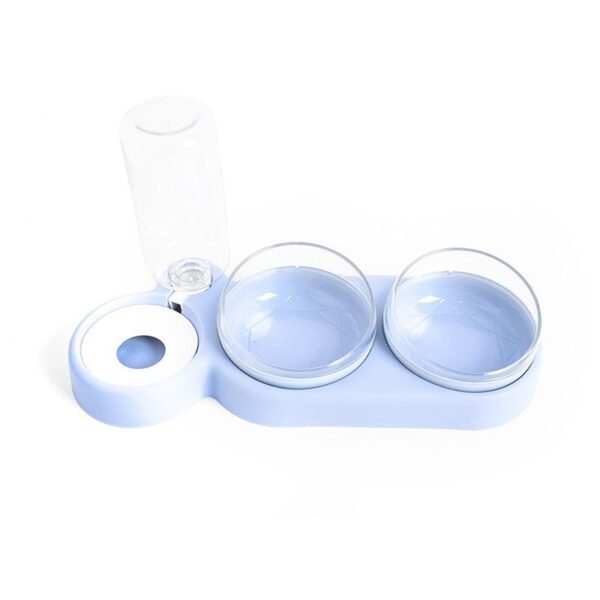 Double Bowl Automatic Pet Bowl Feeder Cat Waterer - Image 2