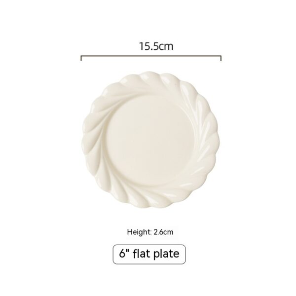 Ceramic Tableware Underglaze Rice  Light Luxury Plate Bowl - Image 3