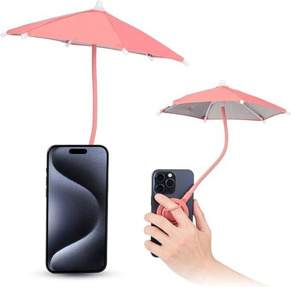 Mini Mobile Phone Anti-glare Motorcycle Umbrella - Image 7