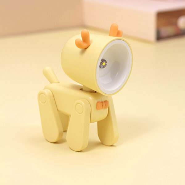 Rechargeable Version Cartoon Puppy Deer Night Light - Image 4