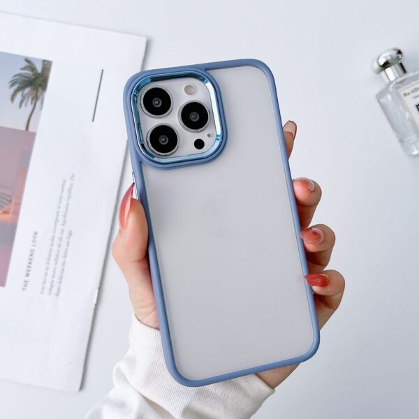 Electroplated Transparent Frosted Protective Case For Mobile Phone Case - Image 8