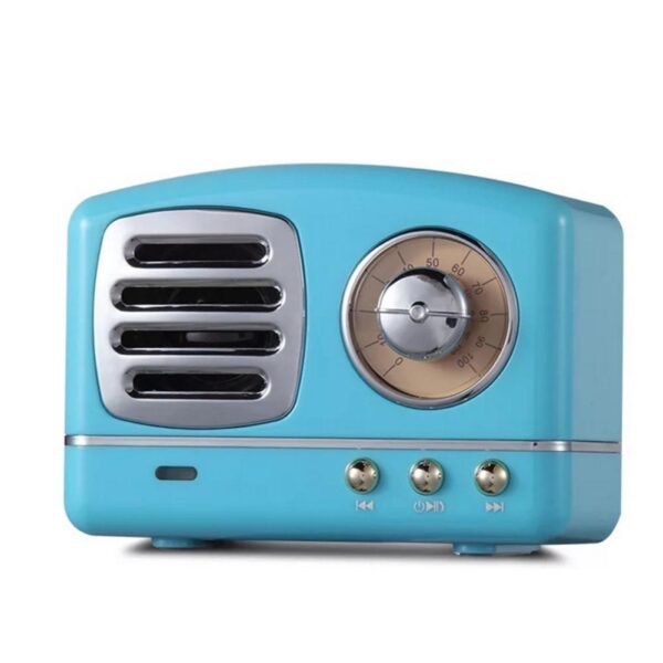 Retro Knob Wireless Bluetooth Speaker U Disk Card Radio Portable Multi-color Bluetooth Audio - Image 3