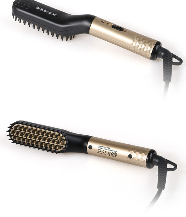 Multifunctional Hair Straightener Hair Comb Brush Men Beard Straightener Straightening - Image 8