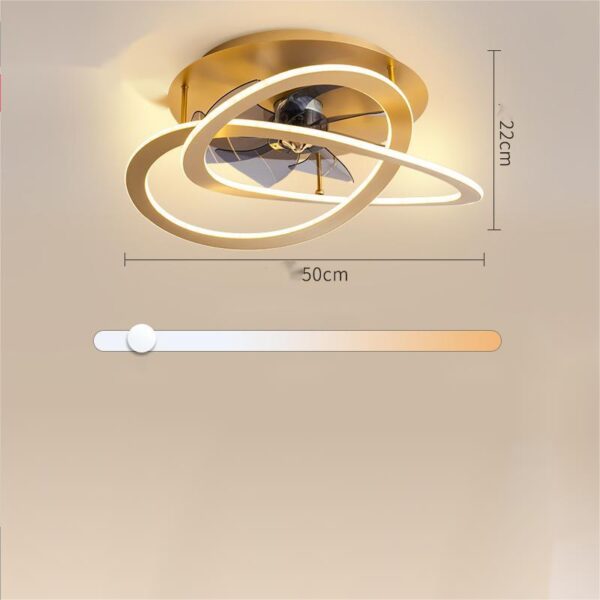 Bedroom Fan Lamp Suction Ceiling Dining Room Modern Simplicity - Image 5