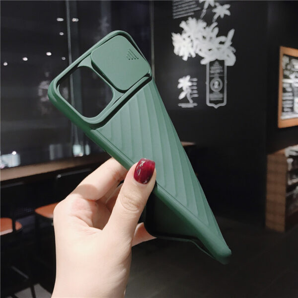 Compatible With  , Slide Camera Lens Protector Phone Case Soft Silicone Cover Matte Back Cover - Image 5