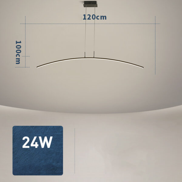 Dining Room Chandelier Led Long Dining Table Simple - Image 3
