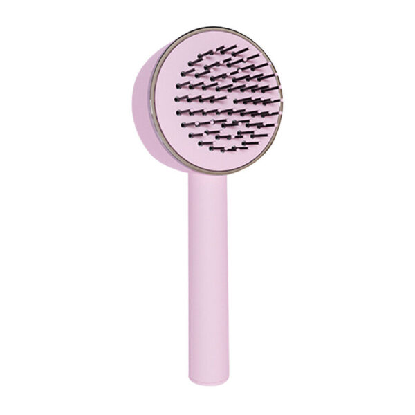3D Air Cushion Massager Brush With Retractable Bristles Self Cleaning Hair Brush Massage One-key Self-cleaning Hair Brush Anti-Static Airbag Massage Comb For Women Curly Hair Brush - Image 10