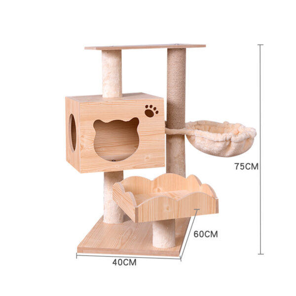 Cat Crawl Nest Scratching Board Tree Supplies Pet Toy Space Capsule - Image 6