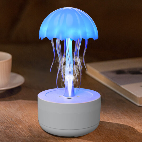 Jellyfish Humidifier Fragrance Diffuser Colorful Night Light Heavy Fog Essential Oil Diffuser Home Bedroom Office Air Humidifier - Image 3