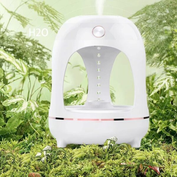 Anti Gravity Levitating Water Drops Humidifier Water Fountain LED Night Light Air Purification Atomization Desk Decorate Lamp - Image 7