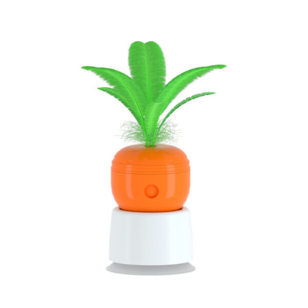 Cat Toy Pet Toys Educational Leaky Food Relieving Stuffiness Sucker Spring Carrot - Image 5