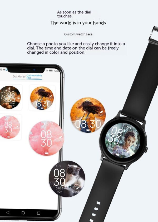 128-inch Blood Pressure Health Smart Watch - Image 9