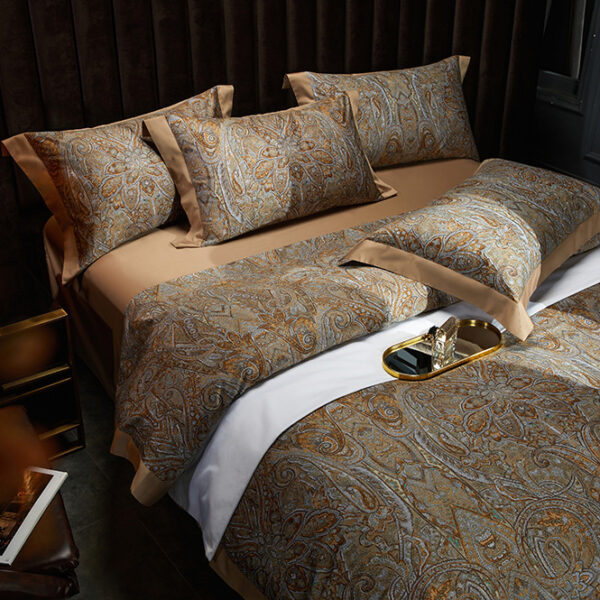 140 Cotton Satin Digital Printed Four-piece Bedding Set - Image 2
