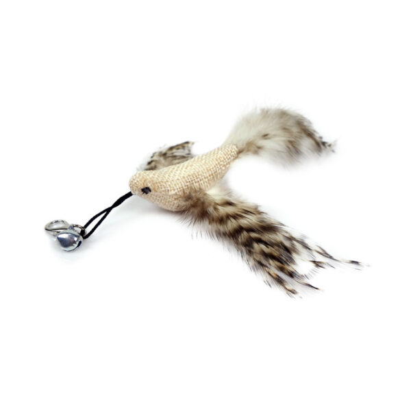 Tian Tian Cat Funny Cat Stick Cat Toy Bird Feather Wire - Image 4