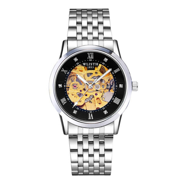 Business Men's Automatic Mechanical Watch Stainless Steel Waterproof - Image 10