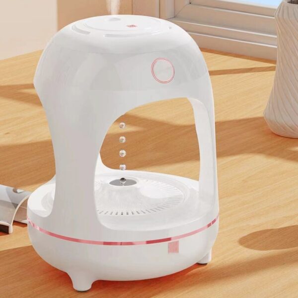 Anti Gravity Levitating Water Drops Humidifier Water Fountain LED Night Light Air Purification Atomization Desk Decorate Lamp - Image 4