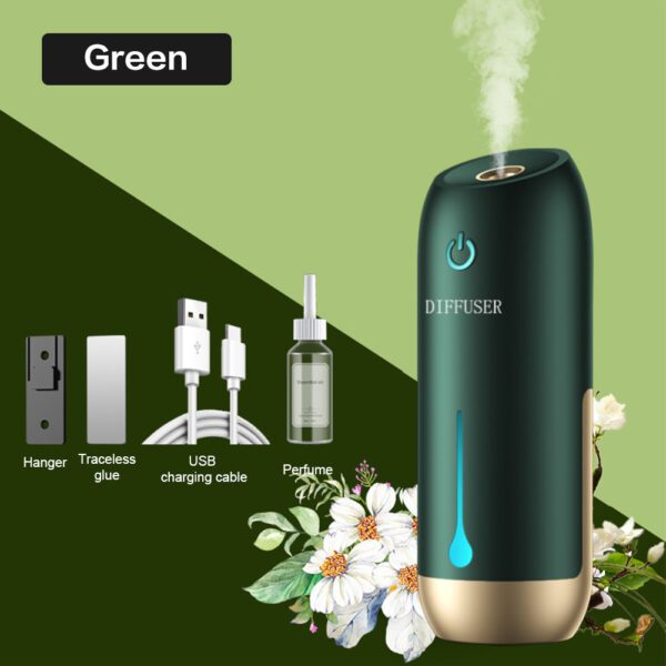 50ml Aromatherapy Machine Timed Automatic Spraying Fragrance Household Perfume Machine Toilet Deodorizing Air Purifying Diffuser - Image 10