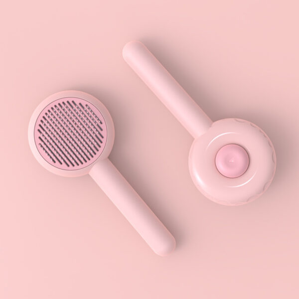 Doughnut Shaped Pet Cat De-shedding Comb - Image 3