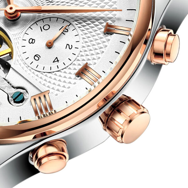 Automatic Hollow Tourbillon Mechanical Watch Men - Image 4