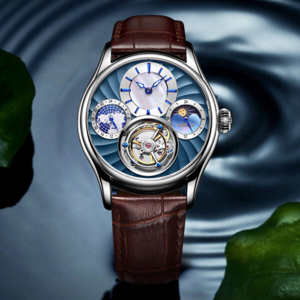 Hollow automatic men's business mechanical watch - Image 3