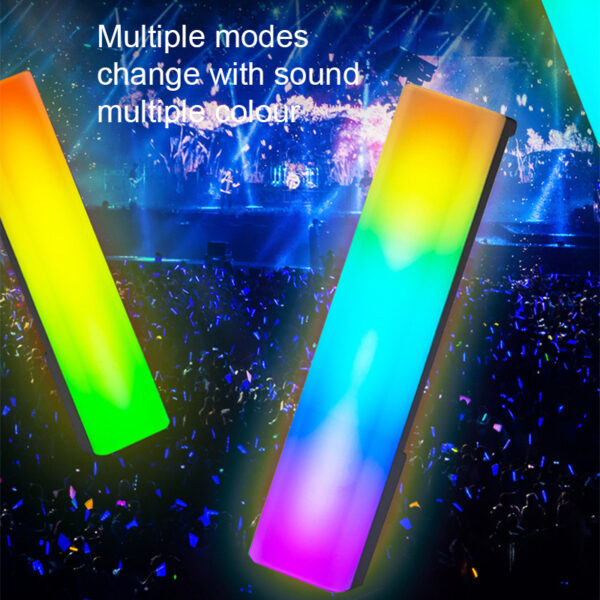 3D RGB Light Pick-up Table Top Ambiance Lamp Colorful Music Voice-activated Rhythm Light Home Decor For PC Game For Holiday Gifts - Image 5