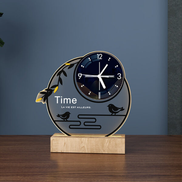 Light Luxury Style Desk Clock Desktop - Image 7