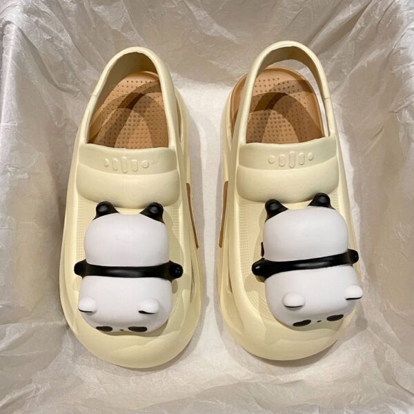 2024 Cute Slipper With Panda Lamp Summer Sandales Femme Light Funny Woman Slippers Shoes Women - Image 9