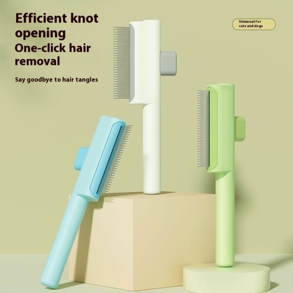 Pet Comb One-click Hair Removal And Knot Opening Cat Comb - Image 2