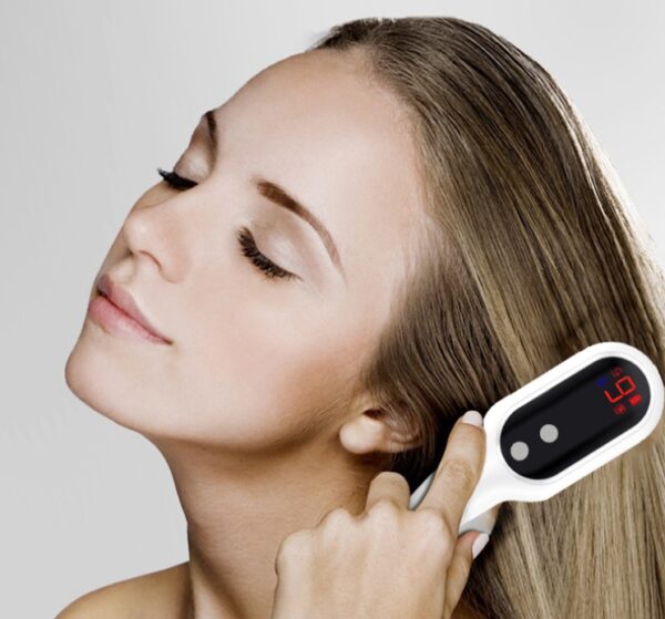Electric Head Massager Magnetic Therapy Hair Growth Comb Blue Red Light Scalp Massage Brush Relieve Fatigue Pressure LED Display - Image 5