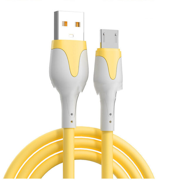 Liquid Silicone USB Cable Micro USB Type C Charger Wire 3A Fast Charging Data Cord Mobile Phone Charge Line - Image 4