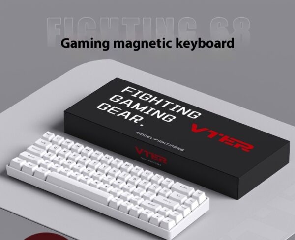 68 Magnetic Axis E-sports Keyboard Low Latency Full Key Hot Plug Mechanical Keyboard - Image 3