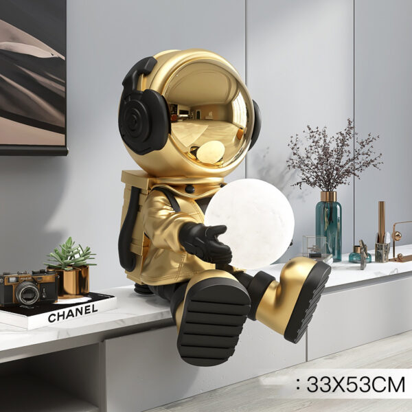 Astronaut Living Room Decoration Home Accessories Porch TV Cabinet Astronaut Night Light - Image 5