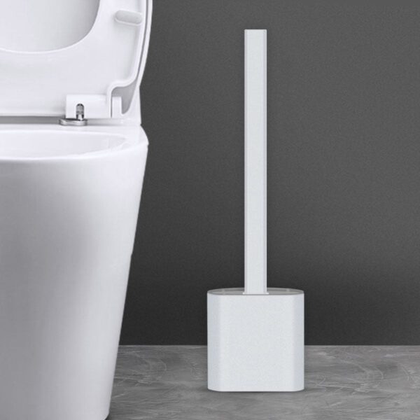 Creative Wall-Mounted Soft Brush With Cover For Toilet Washing - Image 7