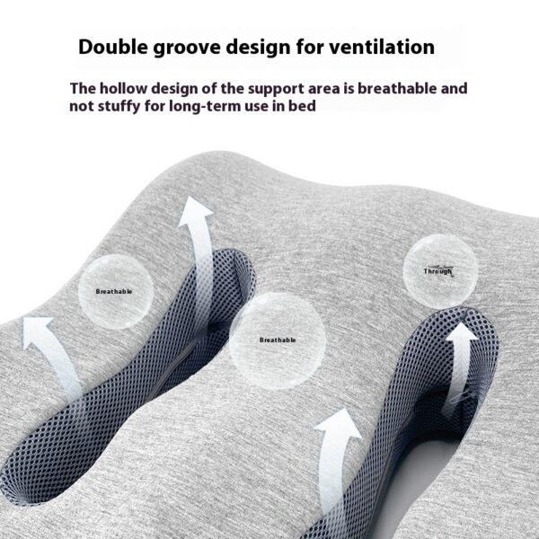 Slow Rebound Memory Foam Leg Raise Pad Bed Tool Massage Mat Foot Pillow - Image 4