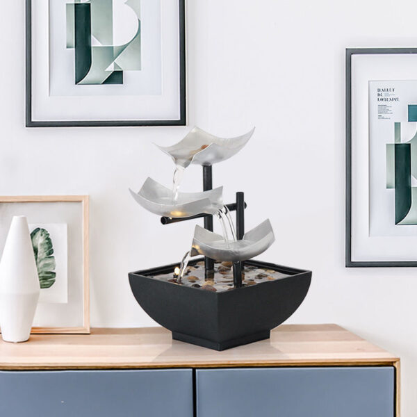 New Home Decoration Flowing Water Ornaments Desktop Fountain Crafts For Home Decor - Image 2