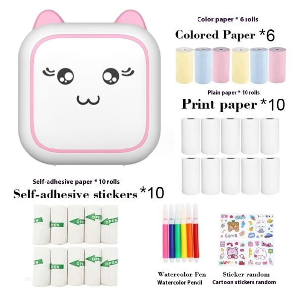 Portable Children's Mini Thermal Error Printer - Image 10