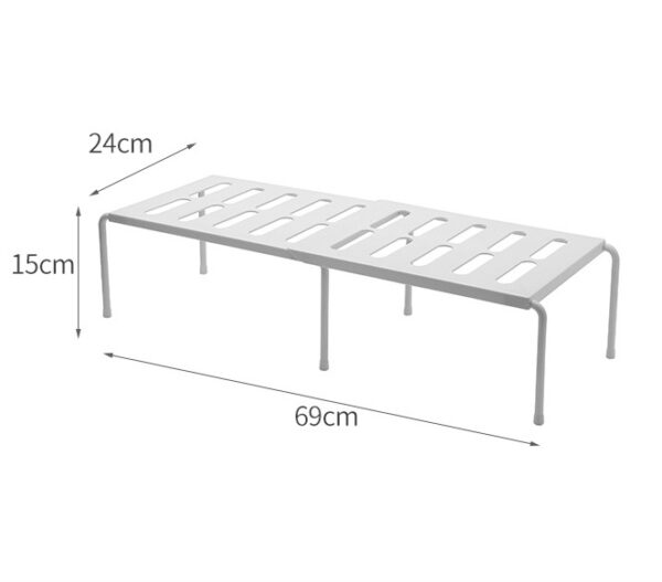 Telescopic kitchen rack kitchen supplies rack - Image 6