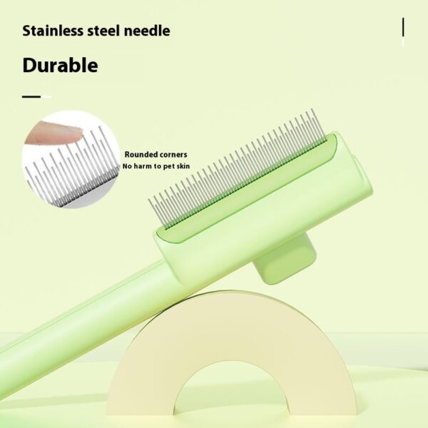 Pet Comb One-click Hair Removal And Knot Opening Cat Comb - Image 3