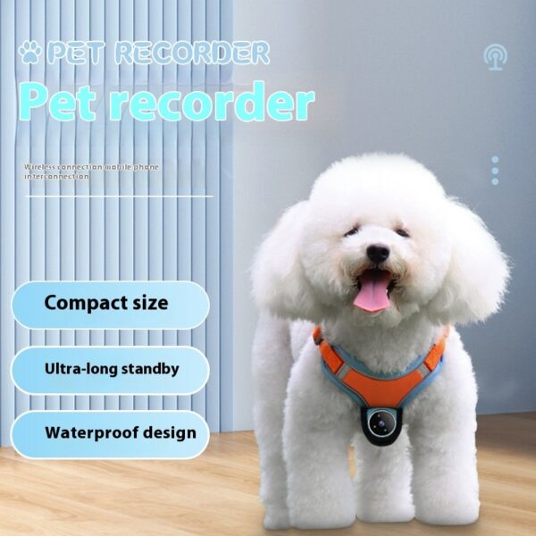 Pets Recorder Pet Tracker Collar Dogs And Cats Viewing Angle Motion Recording Camera Action Camera With Video Records Cat Collars Camera Sport Pet Products - Image 2