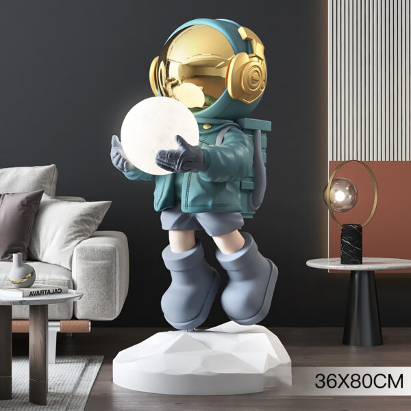 Astronaut Living Room Large Floor Ornament Entrance Light - Image 4