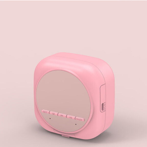 Portable Mirror Clock Alarm Clock - Image 4