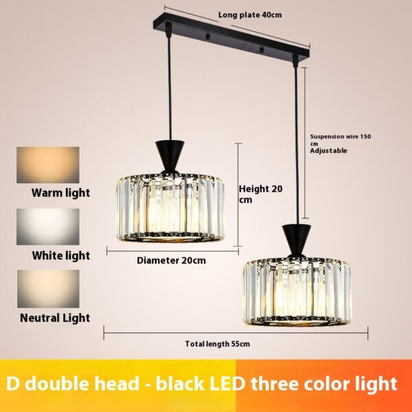 Dining Room Chandelier Light Luxury Modern Simple Hallway Bar Counter - Image 2