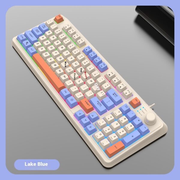 Combination Of Three Color Luminous K82 Gaming Wired Keyboard - Image 7