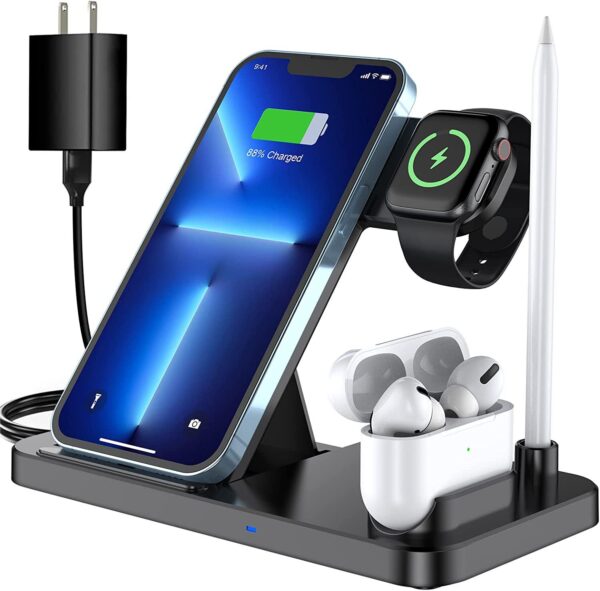 Four-in-one Mobile Phone Wireless Charger 4in1 Three-in-one Wireless Charger - Image 2